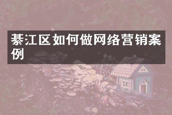 綦江区如何做网络营销案例