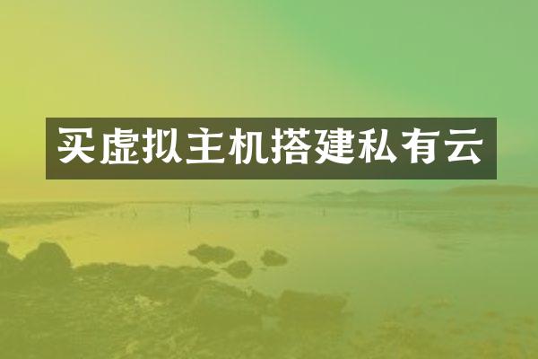 买虚拟主机搭建私有云