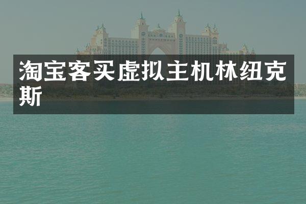 淘宝客买虚拟主机林纽克斯