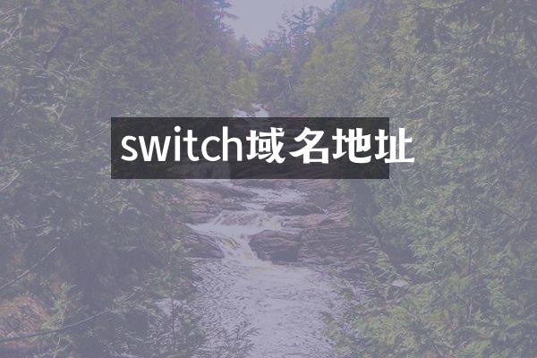 switch域名地址