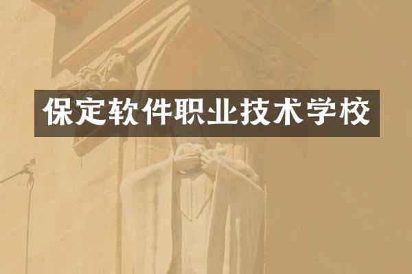 保定软件职业技术学校
