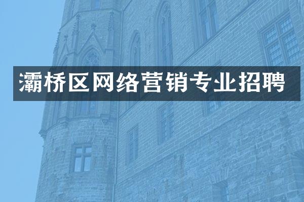 灞桥区网络营销专业招聘