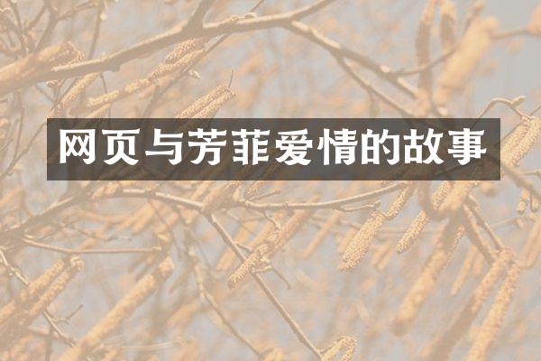 网页与芳菲爱情的故事