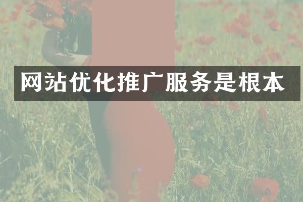 网站优化推广服务是根本