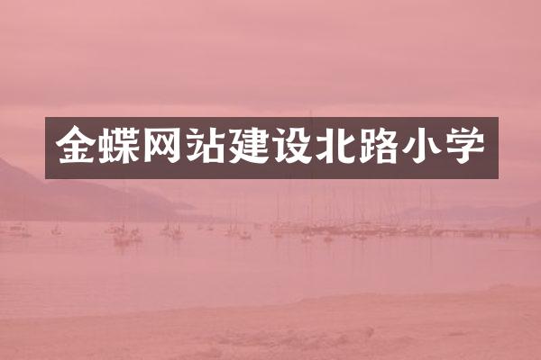 金蝶网站建设北路小学