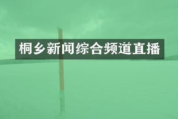桐乡新闻综合频道直播