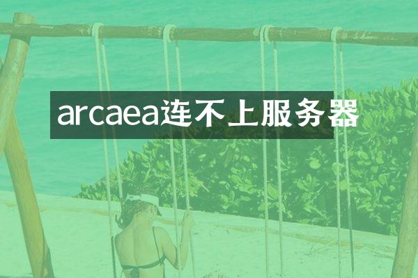 arcaea连不上服务器