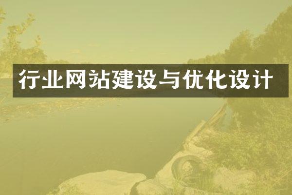 行业网站建设与优化设计
