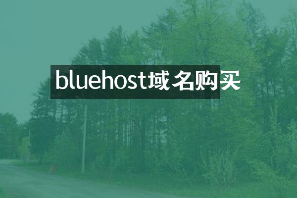 bluehost域名购买
