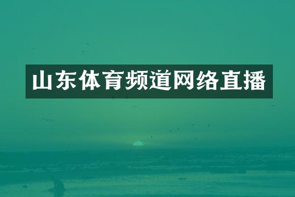 山东体育频道网络直播