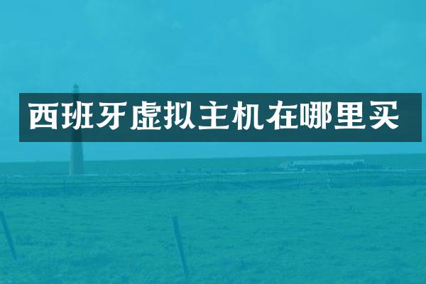 西班牙虚拟主机在哪里买