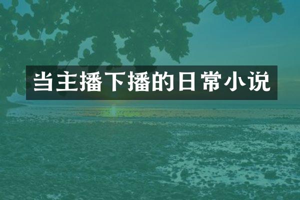 当主播下播的日常小说