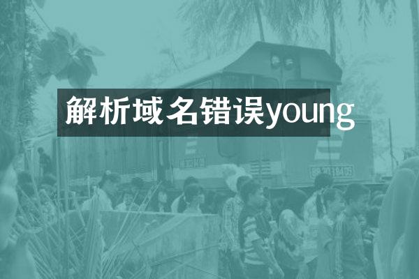 解析域名错误young