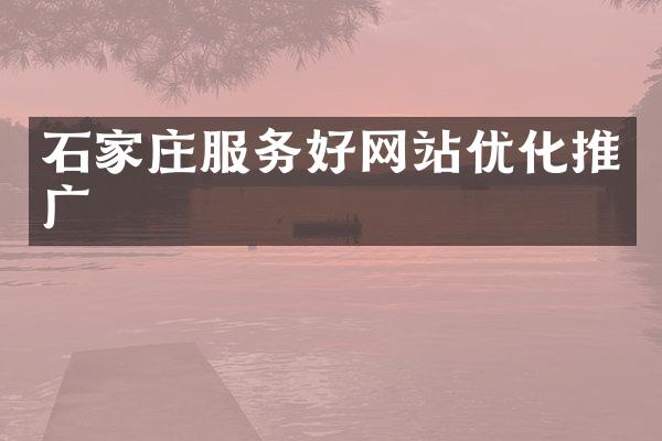 石家庄服务好网站优化推广