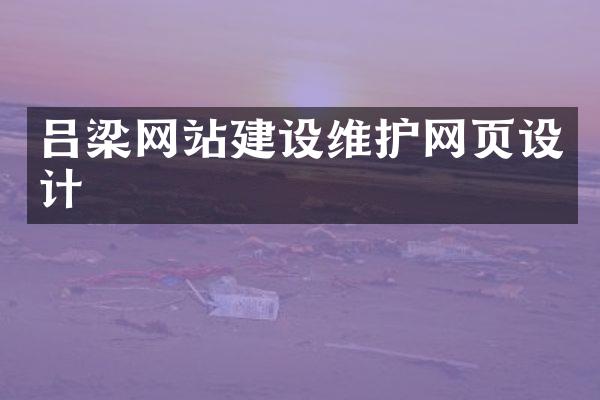 吕梁网站建设维护网页设计