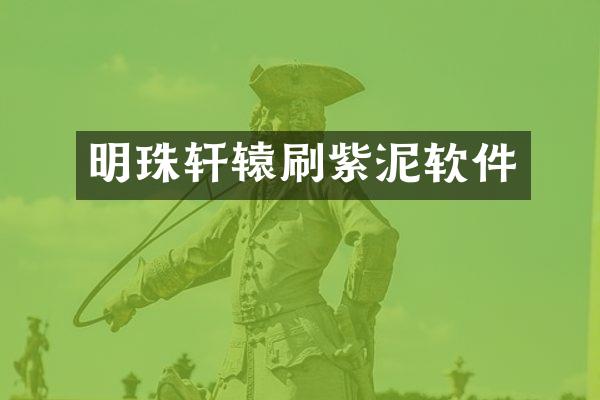 明珠轩辕刷紫泥软件