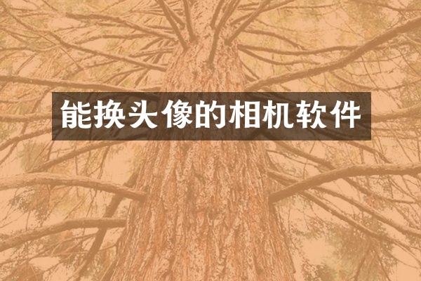 能换头像的相机软件
