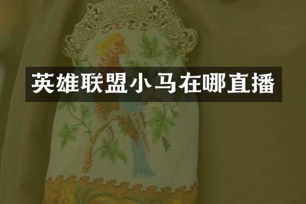 英雄联盟小马在哪直播