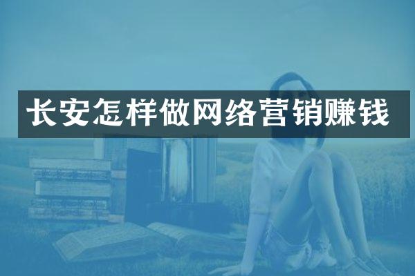 长安怎样做网络营销赚钱