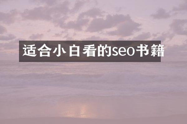 适合小白看的seo书籍