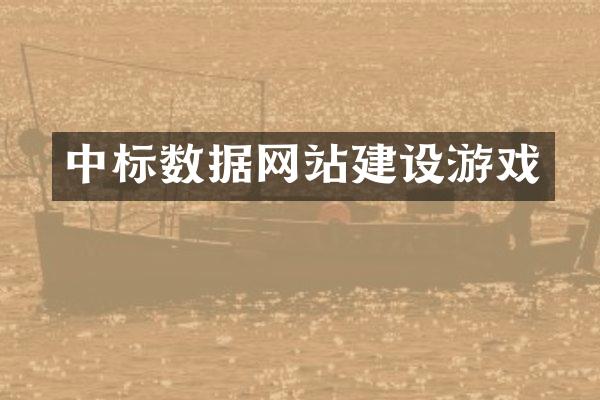 中标数据网站建设游戏