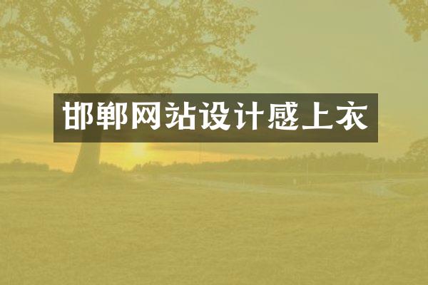 邯郸网站设计感上衣