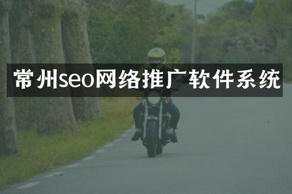 常州seo网络推广软件系统