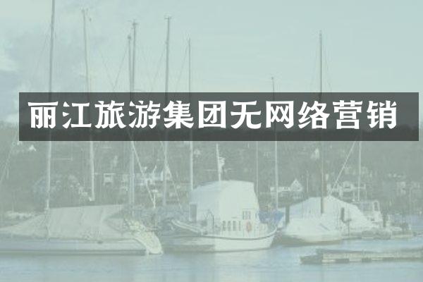 丽江旅游集团无网络营销
