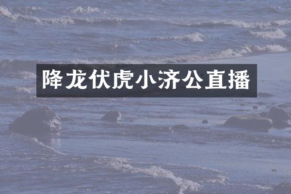 降龙伏虎小济公直播