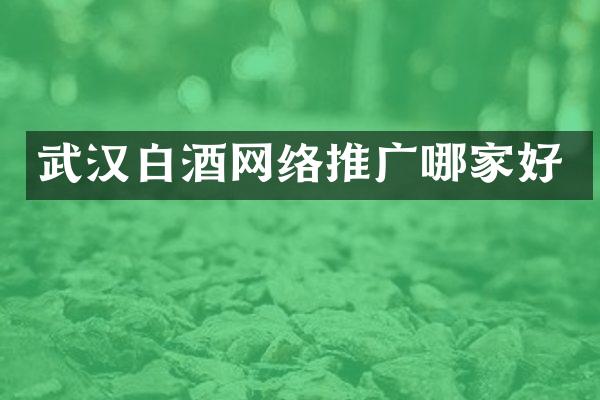武汉白酒网络推广哪家好