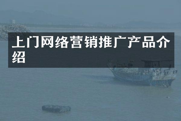 上门网络营销推广产品介绍