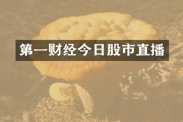 第一财经今日股市直播