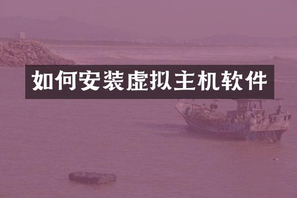 如何安装虚拟主机软件