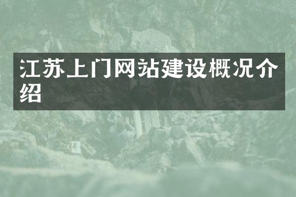 江苏上门网站建设概况介绍