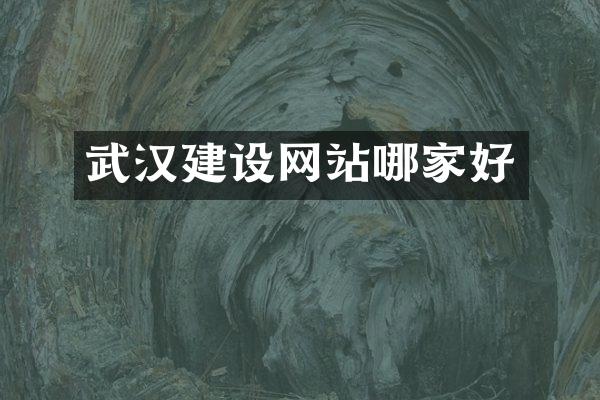 武汉建设网站哪家好