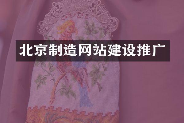 北京制造网站建设推广