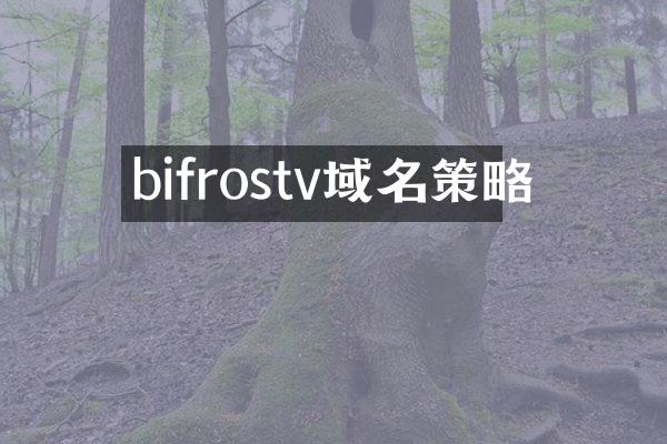 bifrostv域名策略