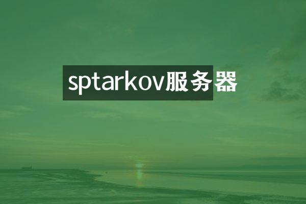 sptarkov服务器