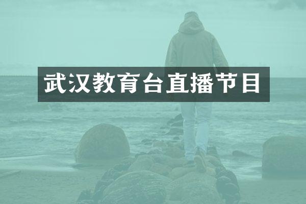 武汉教育台直播节目