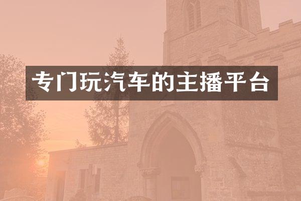专门玩汽车的主播平台