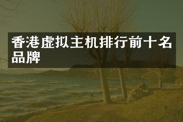 香港虚拟主机排行前十名品牌