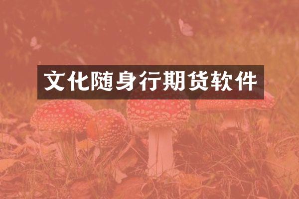 文化随身行期货软件