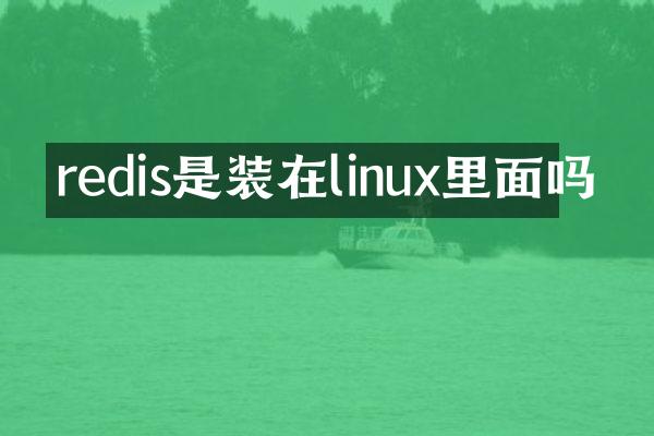 redis是装在linux里面吗