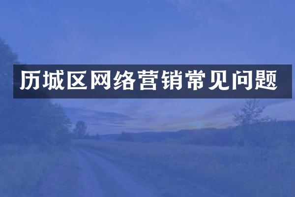 历城区网络营销常见问题