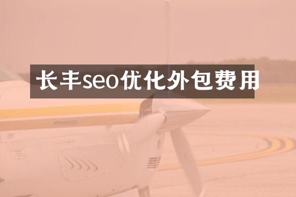 长丰seo优化外包费用