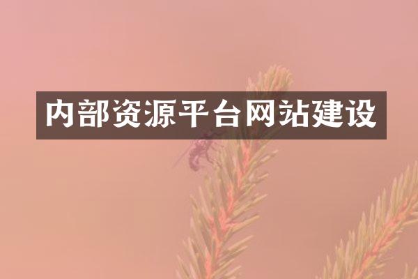内部资源平台网站建设