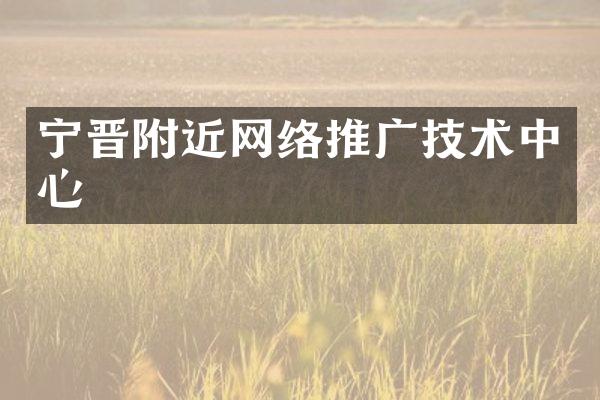 宁晋附近网络推广技术中心