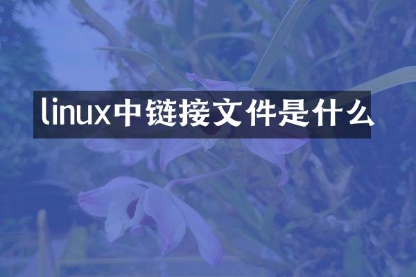 linux中链接文件是什么