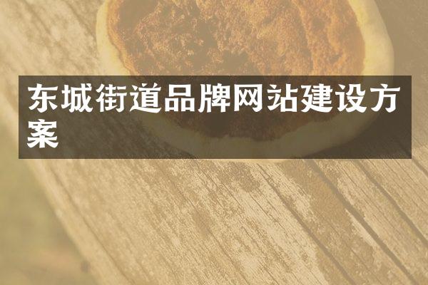 东城街道品牌网站建设方案