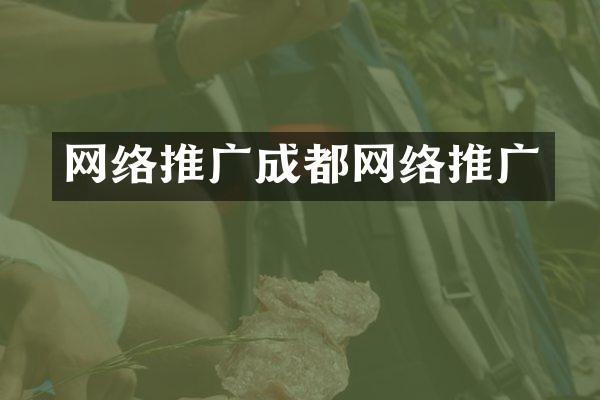 网络推广成都网络推广